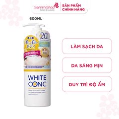 White conc Sữa tắm trắng da Body Shampoo Vitamin C