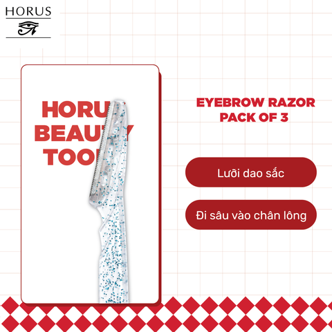 Horus Dao cạo Lông mày Eyebrow Razor Pack of 3