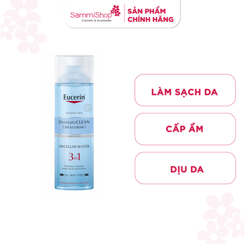 Eucerin Nước tẩy trang Dermatoclean Micellar 3 In1 400ml