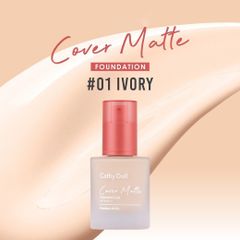 Cathy doll Kem nền Cover mattle foundation SPF 15 PA+++