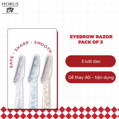 Horus Dao cạo Lông mày Eyebrow Razor Pack of 3