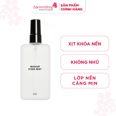 3CE Xịt khoáng khóa nền Makeup Fixer Mist 100ml