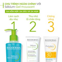 Bioderma Sữa rửa mặt Sebium Gel Moussant