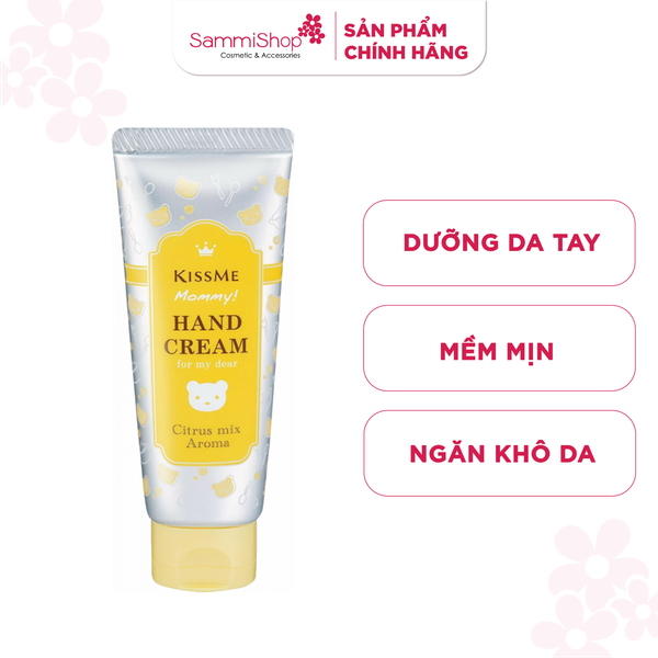 KISSME Kem dưỡng tay Mommy Hand Cream C 60g