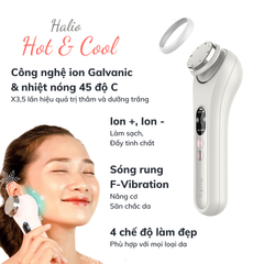 Halio Máy đẩy tinh chất dưỡng trắng nóng lạnh Hot and Cool Beauty Device