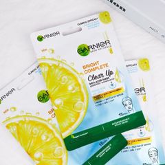 Garnier Mặt nạ giấy Bright Complete Clear Up Anti - Acne Mask 23g