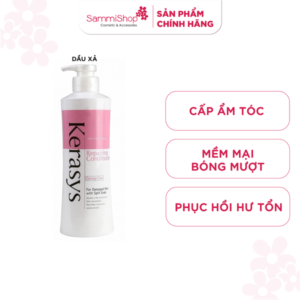 Kerasys Repairing Conditioner ( Trắng hồng ) 600ml