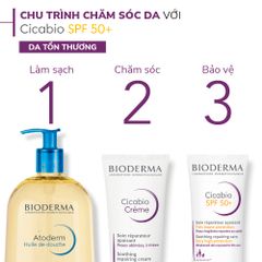 Bioderma Kem dưỡng Cicabio Creme SPF 50+ 30ml