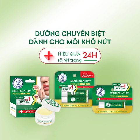 Mentholatum Cặp đôi son dưỡng Medi Lip Stick ( 2 tuýp * 4,3g )