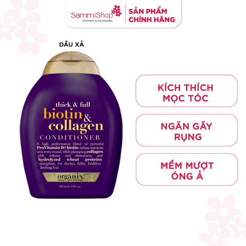 Dầu xả OGX Thick&full+biotin&collagen conditon 385ml