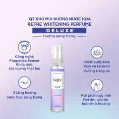 Refre Xịt khử mùi Whitening Hương Deluxe