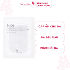 9 Wishes Mặt nạ giấy Rice Water Sheet Mask 25ml