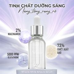 9 Wishes Tinh chất Miracle White Ampule Serum 25ml