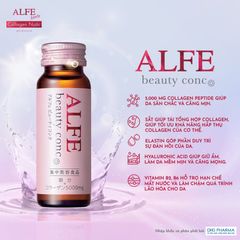 Alfe Thực phẩm bảo vệ sức khỏe Nước uống collagen Beauty Conc (50ml*10)