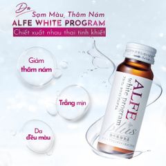 Alfe Thực phẩm bảo vệ sức khỏe White Program (50ml*10)