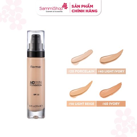 Flormar Kem nền HD Invisible Cover Foundation