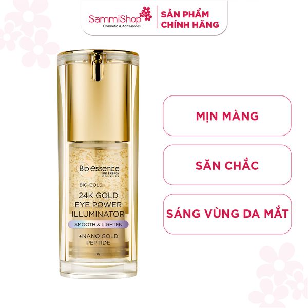 Bio-Essence Kem mắt Bio Gold Eye Power Illuminator 17g