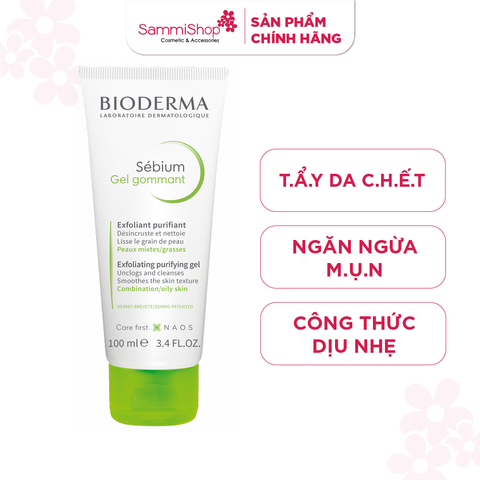 Bioderma Tẩy da chết Sebium Gel Gommant 100ml