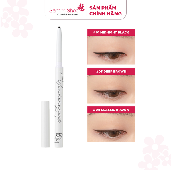 BOM Chì kẻ mắt Wonderproof Gel Slim Eyeliner 0.1g