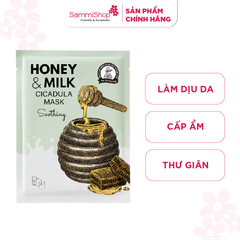 BOM Mặt nạ Honey & Milk Soothing Cicadula Mask 25g