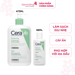 Cerave Sữa rửa mặt da dầu Foaming Cleanser