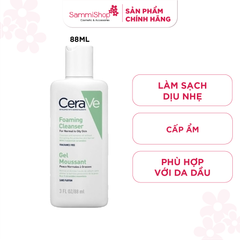 Cerave Sữa rửa mặt da dầu Foaming Cleanser