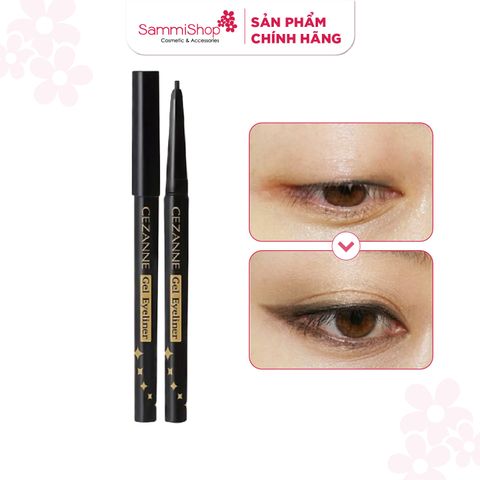 Cezanne Bút kẻ mắt Gel Eyeliner #10 Đen