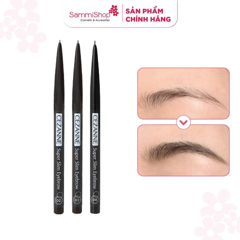 Cezanne Bút kẻ lông mày siêu mảnh Super Slim Eyebrow