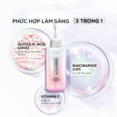 Loreal Dưỡng chất Glycolic -  Bright Instant Glowing Serum 1% Glycolic Acid 30ml