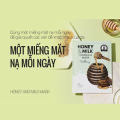 BOM Mặt nạ Honey & Milk Soothing Cicadula Mask 25g