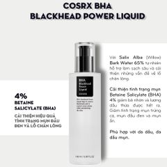 Cosrx hoạt chất dưỡng da BHA Blackhead Power Liquid 100ml