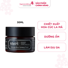 Dear, Klairs Kem dưỡng Midnight Blue Calming Cream