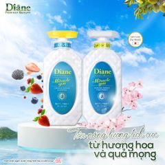 Bộ sản phẩm Moist Diane dầu gội - dầu xả Miracle You Damage Repair phục hồi cho tóc nhuộm 450ml