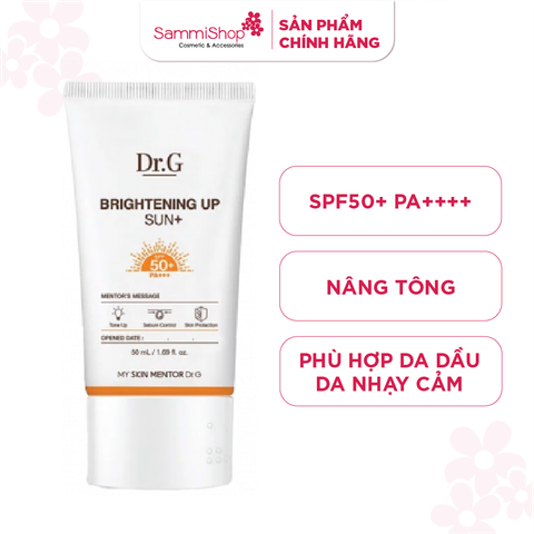 Dr.G Kem chống nắng Brightening Up Sun+ SPF50+ PA+++ 50ml