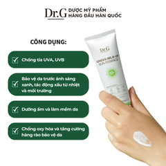 Dr.G Kem chống nắng Green Mild Up Sun Essence 50ml