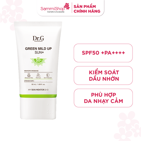 Dr.G Kem chống nắng Green Mild Up Sun+ 50ml