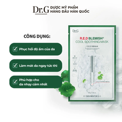 Dr.G Mặt nạ giấy R.E.D Blemish Cool Soothing Mask 30g