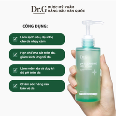 Dr.G Sữa rửa mặt PH Cleansing Gel Foam 200ml