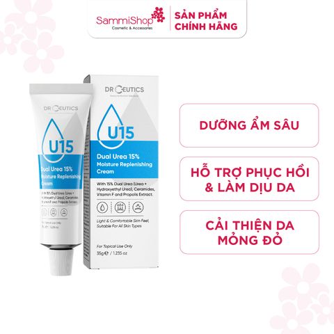 DrCeutics Kem dưỡng Dual Urea 15% Moisture Replenishing Cream 35g