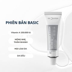 DrCeutics Kem dưỡng Basic Vitamin A Cream 150.000 IU 35g