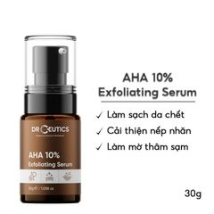 DrCeutics Tinh chất AHA 10% Exfoliating Serum 30g