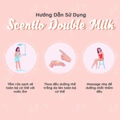 Scentio Dưỡng thể trắng da Double Milk Triple White 250ml