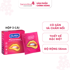 Durex Bao cao su Pleasuremax 3s