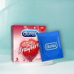 Durex Bao cao su Sensual Strawberry 3s