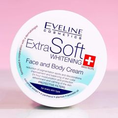 Eveline Kem dưỡng Extra Soft Whitening Face And Body Cream 200ml