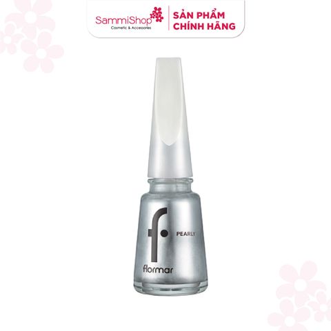 [HÀNG TẶNG KHÔNG BÁN] QT Flormar Sơn móng Pearly Nail Enamel #390 Stylish Silver 11ml