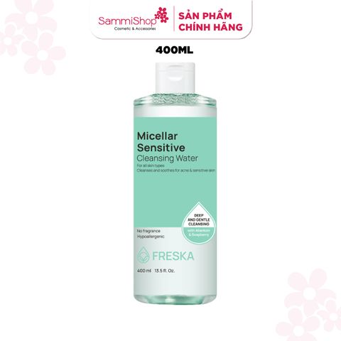 [HÀNG TẶNG KHÔNG BÁN] Freska Nước tẩy trang Micellar Sensitive Cleansing Water 400ml