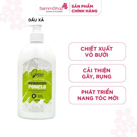 Gennie Dầu xả Natural Care tinh dầu Bưởi dành cho tóc khô và dễ gãy 400ml