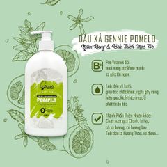 Gennie Dầu xả Natural Care tinh dầu Bưởi dành cho tóc khô và dễ gãy 400ml