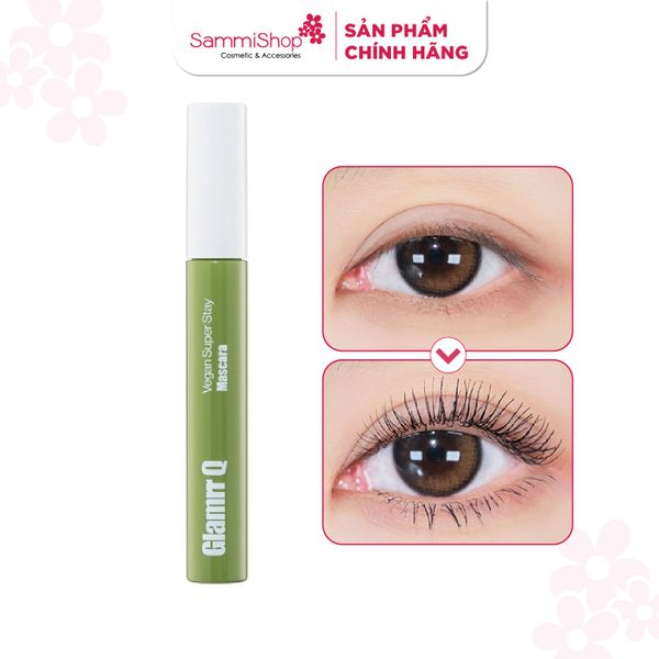 GLAMRR Q Chuốt mi VEGAN SUPER STAY MASCARA 7g